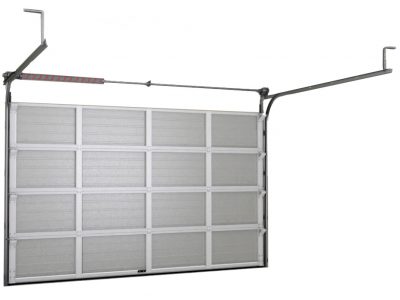 Ворота секционные из стальных однослойных панелей с торсионным механизмом RSD02-SLP